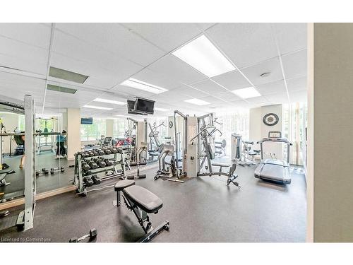 2107-156 Enfield Place, Mississauga, ON - Indoor Photo Showing Gym Room