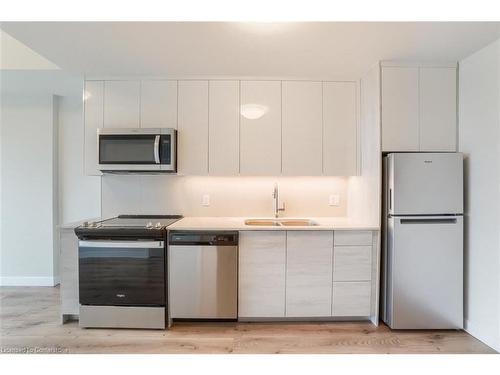 1101-60 Frederick Street E Street, Kitchener, ON - Indoor Photo Showing Kitchen With Double Sink