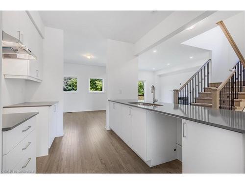 327 Quebec Street, Stayner, ON - Indoor Photo Showing Kitchen With Double Sink