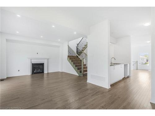 327 Quebec Street, Stayner, ON - Indoor Photo Showing Living Room With Fireplace