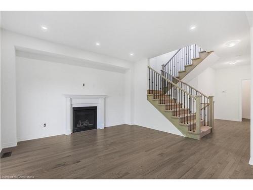 327 Quebec Street, Stayner, ON - Indoor Photo Showing Living Room With Fireplace