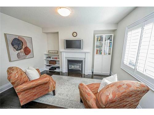 39 Lampman Crescent, Brampton, ON - Indoor Photo Showing Living Room With Fireplace