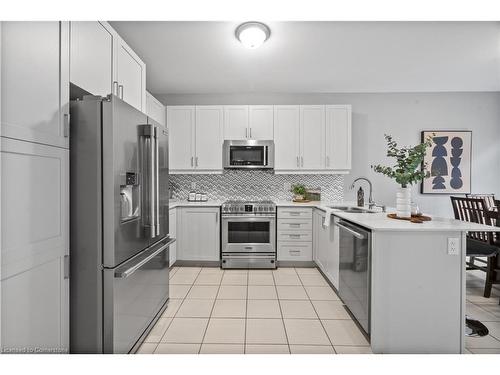 3 Desert Garden Drive, Brampton, ON - Indoor Photo Showing Kitchen With Stainless Steel Kitchen With Upgraded Kitchen