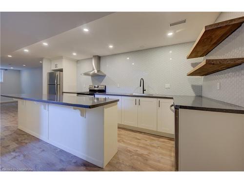 #Bsmnt-18 Jay Court, Kitchener, ON - Indoor Photo Showing Kitchen With Upgraded Kitchen