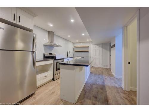 #Bsmnt-18 Jay Court, Kitchener, ON - Indoor Photo Showing Kitchen