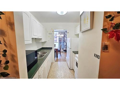 810-359 Geneva Street, St. Catharines, ON - Indoor Photo Showing Kitchen With Double Sink