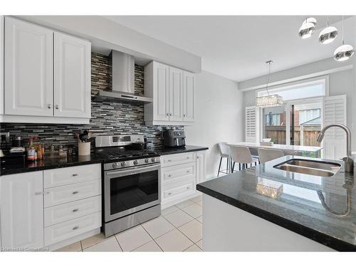 184 Pumpkin Pass, Hamilton, ON - Indoor Photo Showing Kitchen With Double Sink With Upgraded Kitchen