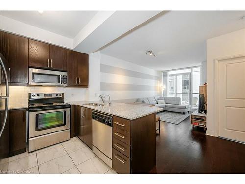 1404-38 The Esplanade, Toronto, ON - Indoor Photo Showing Kitchen With Double Sink