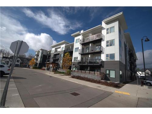 202-110 Fergus Avenue, Kitchener, ON - Outdoor With Balcony With Facade