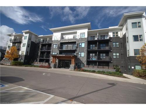 202-110 Fergus Avenue, Kitchener, ON - Outdoor With Balcony With Facade