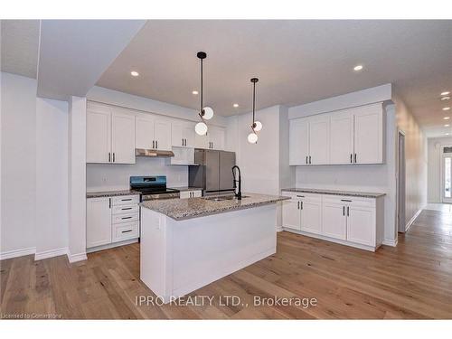 54 Pondcliffe Drive, Kitchener, ON - Indoor Photo Showing Kitchen With Upgraded Kitchen