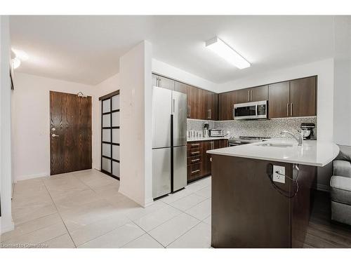 103-40 Via Rosedale, Brampton, ON - Indoor Photo Showing Kitchen With Stainless Steel Kitchen With Upgraded Kitchen