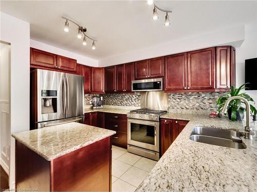 2051 Deer Run Avenue, Burlington, ON - Indoor Photo Showing Kitchen With Double Sink