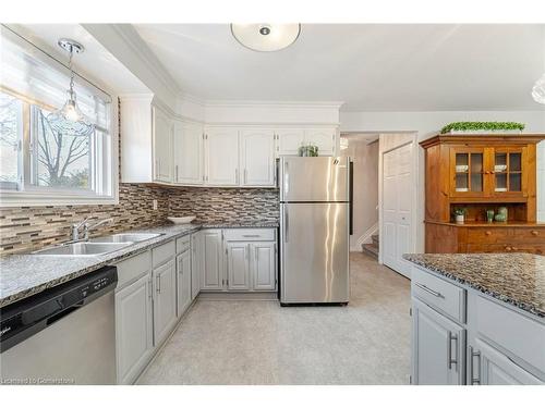 342 Catharine Street N, Hamilton, ON - Indoor Photo Showing Kitchen With Double Sink