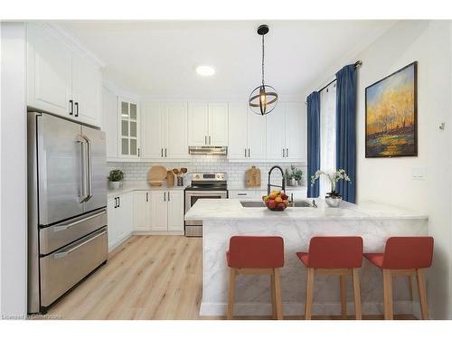 35 Britannia Avenue, Hamilton, ON - Indoor Photo Showing Kitchen With Stainless Steel Kitchen With Upgraded Kitchen