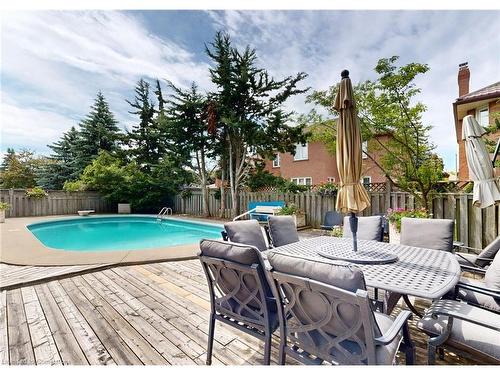 5270 Giacco Court, Mississauga, ON - Outdoor With In Ground Pool With Deck Patio Veranda