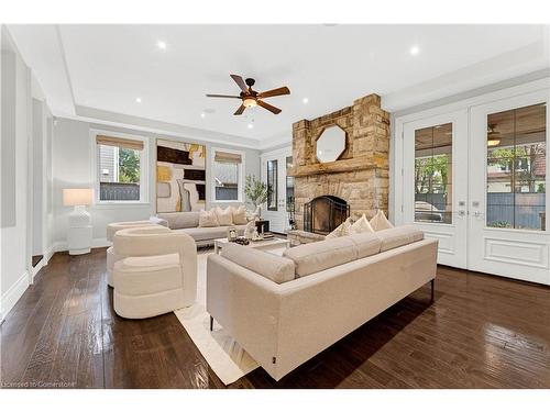 397 Bentley Road, Halton, ON - Indoor Photo Showing Living Room With Fireplace