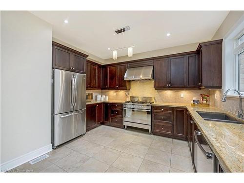 298 Eaton Street, Georgetown, ON - Indoor Photo Showing Kitchen With Double Sink