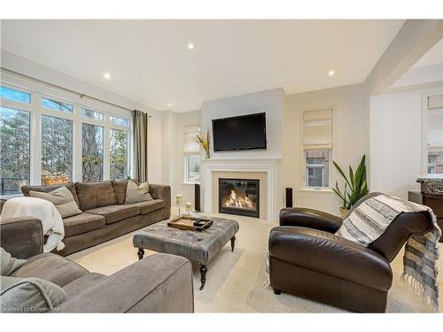 298 Eaton Street, Georgetown, ON - Indoor Photo Showing Living Room With Fireplace