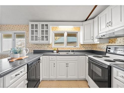 118 West 19Th Street, Hamilton, ON - Indoor Photo Showing Kitchen With Double Sink