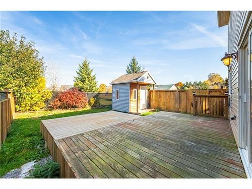 587 Langlaw Drive, Cambridge, ON - Outdoor With Deck Patio Veranda With Exterior