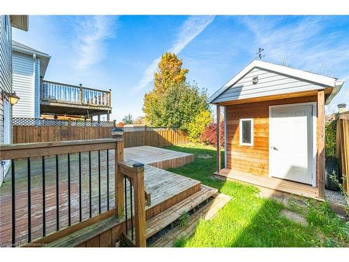 587 Langlaw Drive, Cambridge, ON - Outdoor With Deck Patio Veranda With Exterior