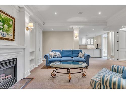 230 Winterborne Gate, Mississauga, ON - Indoor Photo Showing Living Room With Fireplace