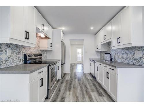 631 Queensdale Avenue E, Hamilton, ON - Indoor Photo Showing Kitchen With Stainless Steel Kitchen With Upgraded Kitchen