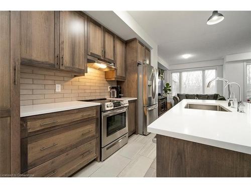 36 Briar Court, Georgetown, ON - Indoor Photo Showing Kitchen With Stainless Steel Kitchen