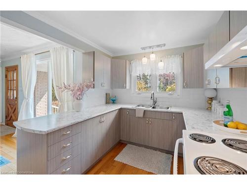 283 Rainbow Ridge, Kawartha Lakes, ON - Indoor Photo Showing Kitchen With Double Sink