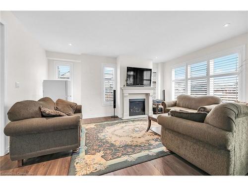 3 Aldgate Avenue, Hamilton, ON - Indoor Photo Showing Living Room With Fireplace