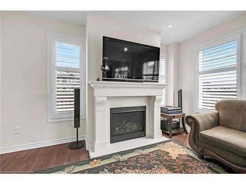 3 Aldgate Avenue, Hamilton, ON - Indoor Photo Showing Living Room With Fireplace