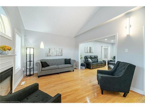 7565 Doverwood Drive, Mississauga, ON - Indoor Photo Showing Living Room With Fireplace