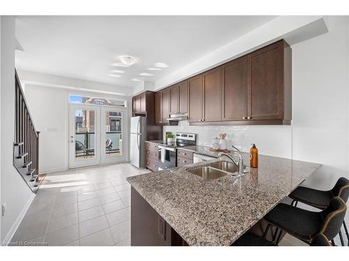 91 Melmar Street, Brampton, ON - Indoor Photo Showing Kitchen With Double Sink