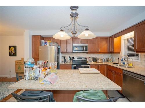 15 Eliza Avenue, Kitchener, ON - Indoor Photo Showing Kitchen With Double Sink