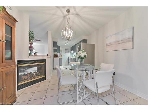 47 Manorwood Court, Caledon, ON - Indoor Photo Showing Dining Room With Fireplace