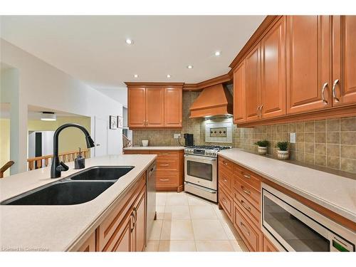 2368 Folkway Drive, Mississauga, ON - Indoor Photo Showing Kitchen With Double Sink