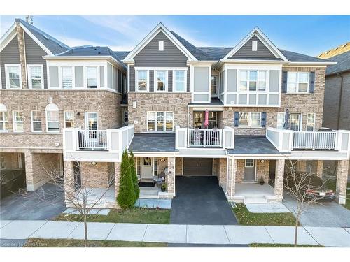 106 Lemieux Court Court, Milton, ON - Outdoor With Balcony With Facade