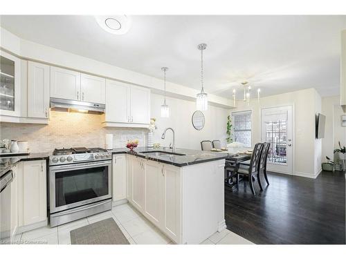 106 Lemieux Court Court, Milton, ON - Indoor Photo Showing Kitchen With Stainless Steel Kitchen With Upgraded Kitchen