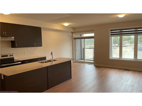 610-585 Colborne Street E, Brantford, ON - Indoor Photo Showing Kitchen With Double Sink