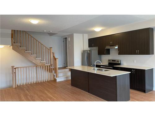 610-585 Colborne Street E, Brantford, ON - Indoor Photo Showing Kitchen With Double Sink