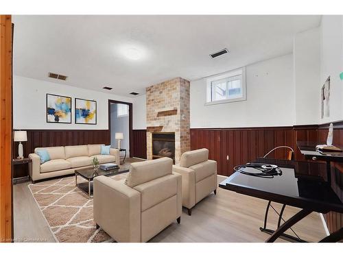 1 Halam Avenue, Hamilton, ON - Indoor With Fireplace