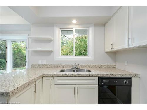 334 Oakwood Drive, Burlington, ON - Indoor Photo Showing Kitchen With Double Sink