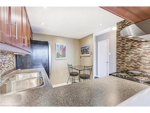 1203-75 King Street E, Mississauga, ON - Indoor Photo Showing Kitchen With Double Sink