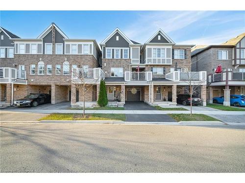 106 Lemieux Court, Milton, ON - Outdoor With Balcony With Facade