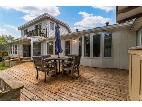 597 Vanderburgh Drive, Burlington, ON - Outdoor With Deck Patio Veranda With Exterior