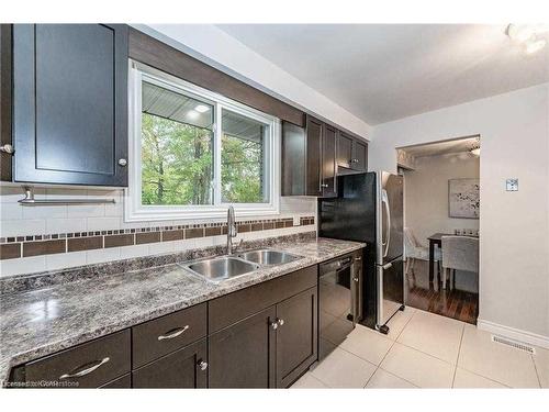 Upper-604 Glen Forrest Boulevard, Waterloo, ON - Indoor Photo Showing Kitchen With Double Sink