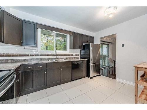 Upper-604 Glen Forrest Boulevard, Waterloo, ON - Indoor Photo Showing Kitchen With Double Sink