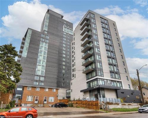 901-160 King Street N, Waterloo, ON - Outdoor With Balcony With Facade