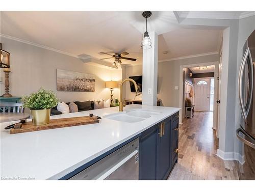 34 Corey Circle, Georgetown, ON - Indoor Photo Showing Kitchen With Double Sink